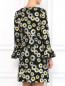 Платье-мини с цветочным узором Moschino Cheap&Chic  –  Модель Верх-Низ1