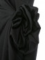 Платье-макси из шерсти и шелка с драпировкой Armani Collezioni  –  Деталь1