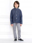 Пиджак из хлопка и льна с накладными карманами MiMiSol  –  Модель Общий вид