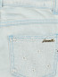 Укороченные джинсы с вышивкой Simonetta  –  Деталь