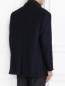 Пиджак однобортный из шерсти с кожаным подкладом Corneliani  –  Модель Верх-Низ1