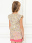 Блуза из хлопка с цветочным узором Gucci  –  Модель Верх-Низ1