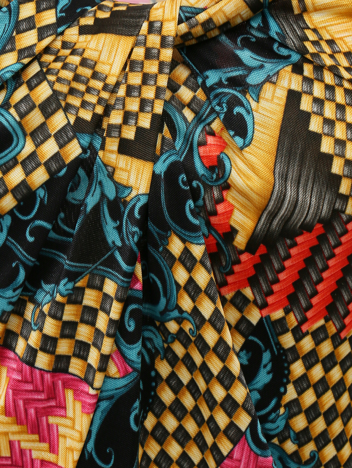 Топ с абстрактным узором Versace 1969  –  Деталь1  – Цвет:  Узор