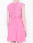 Платье из вискозы со вставками из шитья Love Moschino  –  МодельВерхНиз1