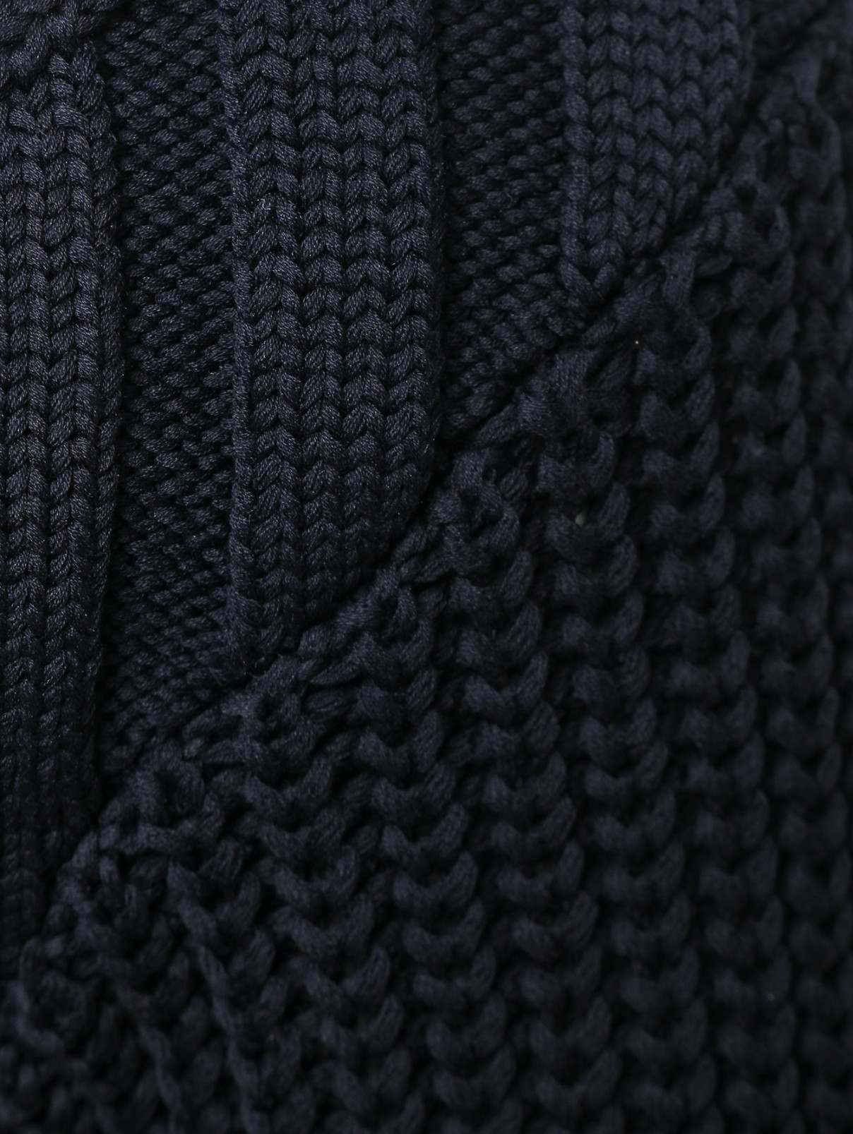 Джемпер из хлопка со вставкой из металлической сетки 3.1 Phillip Lim  –  Деталь1  – Цвет:  Синий