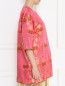 Легкое пальто с цветочным узором Femme by Michele R.  –  Модель Верх-Низ2