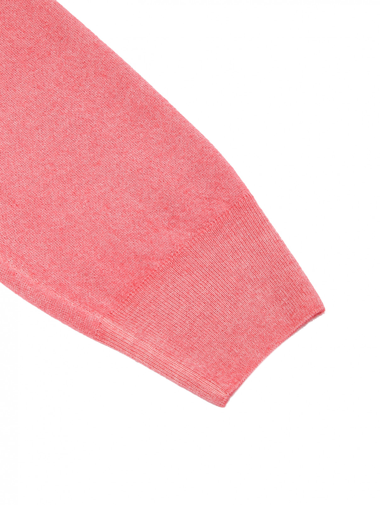 Джемпер из кашемира с V-образным вырезом Gran Sasso  –  Деталь1  – Цвет:  Розовый