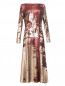 Платье-макси декорированное пайетками Chapurin  –  Общий вид