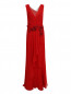 Платье-макси из шелка с вышивкой Alberta Ferretti  –  Общий вид