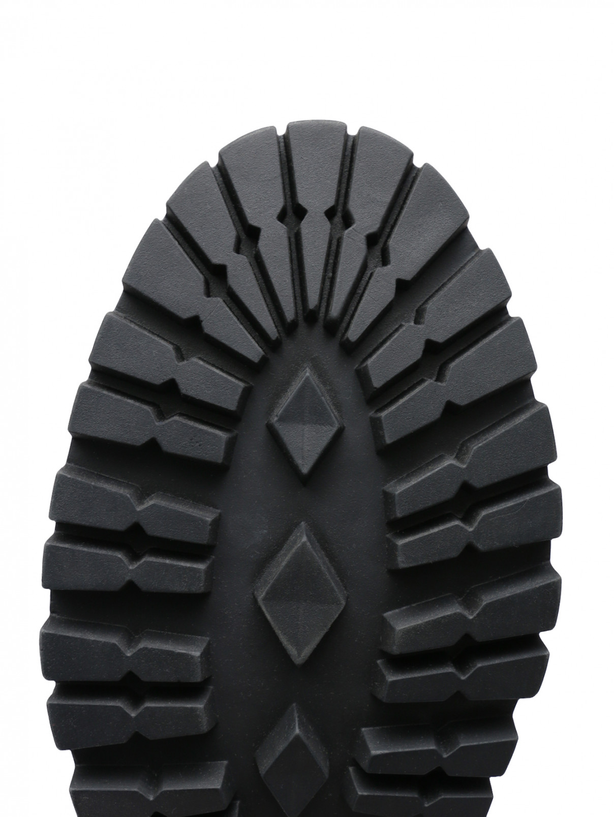 Ботинки из кожи с декоративным узлом TWINSET  –  Обтравка4  – Цвет:  Черный