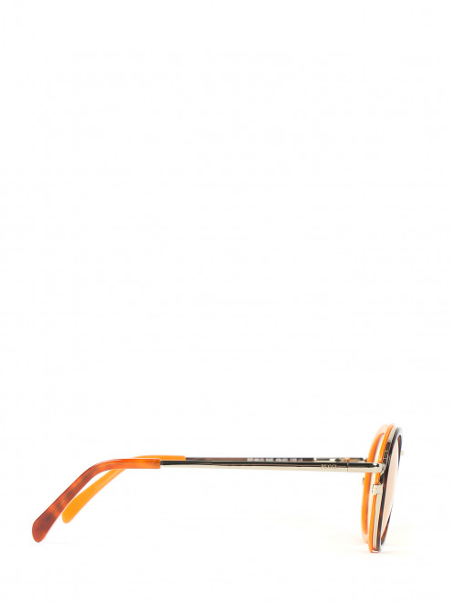 Солнцезащитные очки в оправе из пластика и металла - Обтравка2