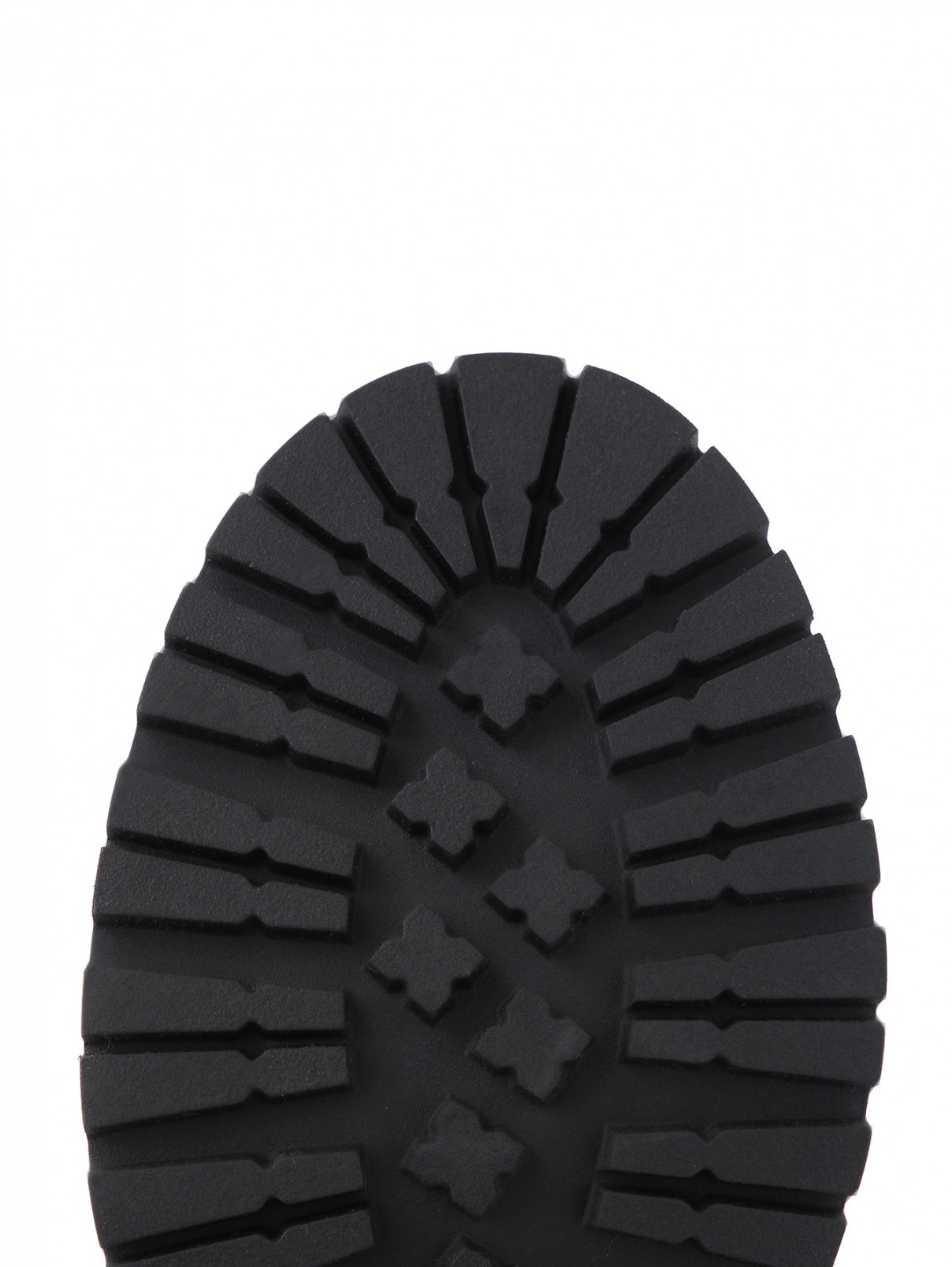 Утепленные ботинки из фактурной кожи Zecchino d`Oro  –  Обтравка4  – Цвет:  Черный