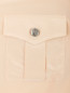 Блуза из шелка с накладными карманами Barbara Bui  –  Деталь