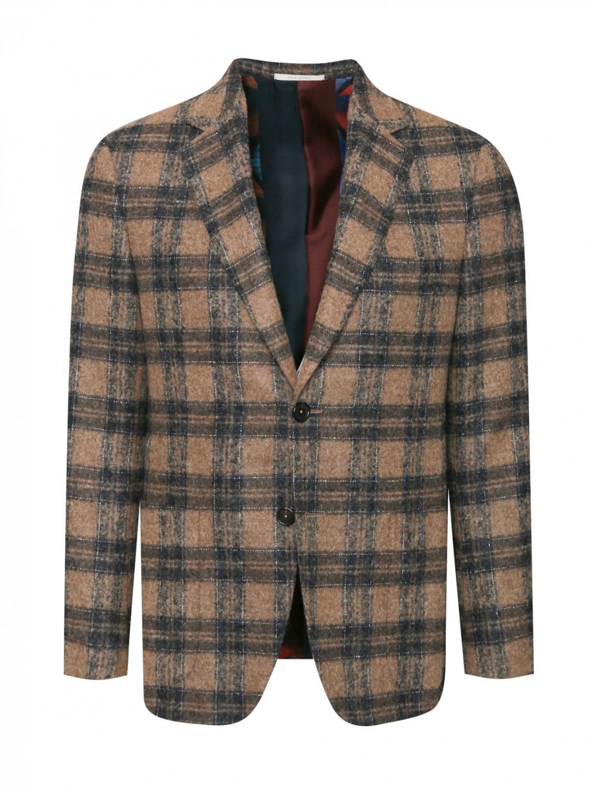 Пиджак из мягкой шерсти Pal Zileri  –  Общий вид  – Цвет:  Коричневый