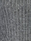 Удлиненный джемпер из шерсти декорированный стразами Ermanno Scervino  –  Деталь1