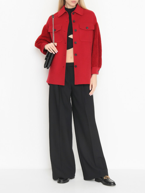 Куртка-рубашка из шерсти Weekend Max Mara - МодельОбщийВид