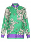 Блуза из шелка с цветочным принтом P.A.R.O.S.H.  –  Общий вид