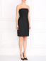 Платье-футляр из шерсти со сборкой на груди DKNY  –  Модель Общий вид