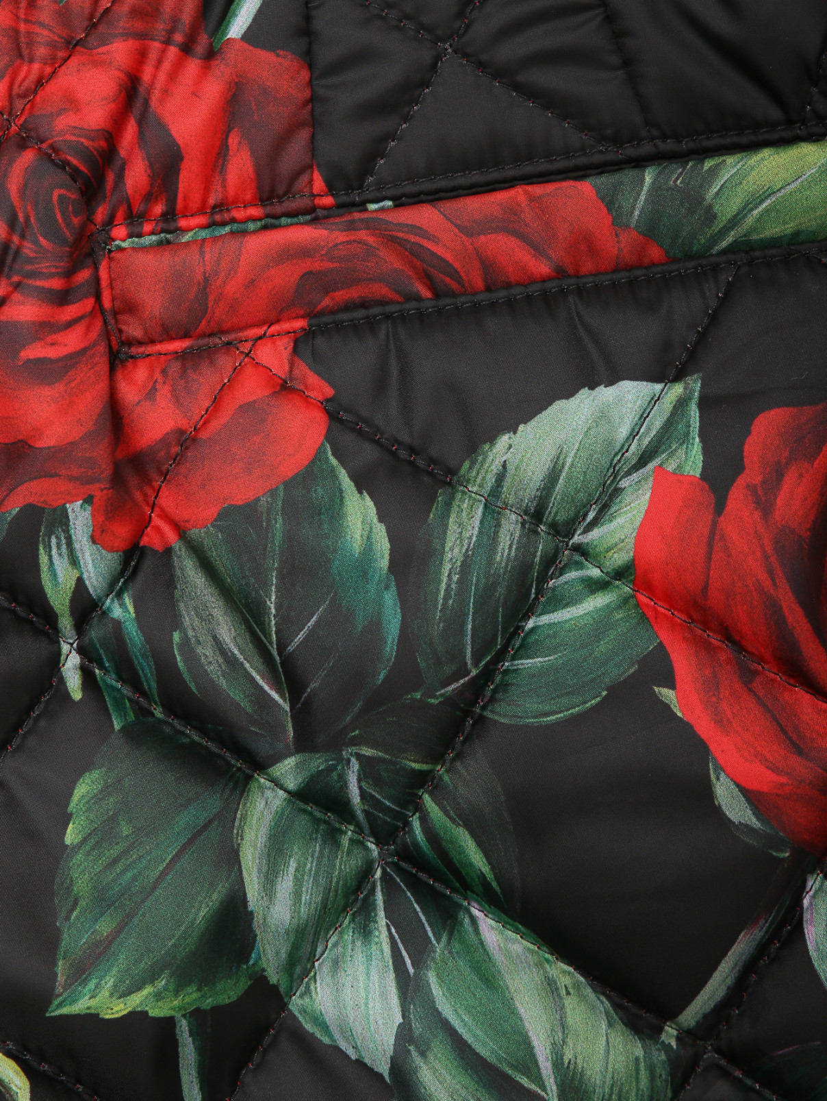 Утепленные стеганые брюки Dolce & Gabbana  –  Деталь  – Цвет:  Узор