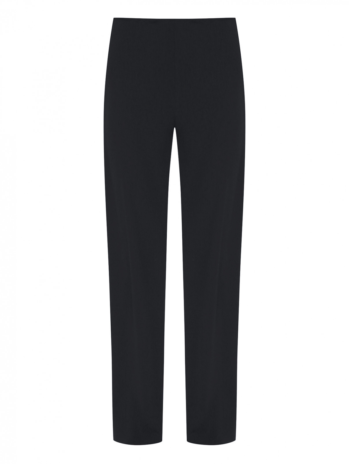 Широкие брюки на молнии Luisa Spagnoli  –  Общий вид  – Цвет:  Черный