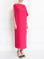 Платье-миди из смешанного шелка асимметричного кроя Marina Rinaldi  –  Модель Верх-Низ