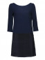 Платье-мини из шерсти с металлической фурнитурой Moschino  –  Общий вид