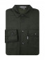 Рубашка из шерсти с накладными карманами Capobianco  –  Общий вид