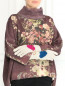Перчатки из шерсти и кашемира с узором и декоративной цепочкой Beayukmui  –  Модель Общий вид