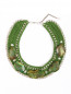 Плетеное ожерелье декорированное камнями Inga Kazumyan  –  Общий вид
