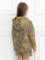 Пальто из шерсти с цветочным узором MiMiSol  –  Модель Верх-Низ1