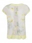 Блуза свободного кроя с цветочным узором Miss Blumarine  –  Общий вид