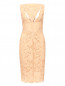 Платье из хлопка с вырезом на груди Antonio Berardi  –  Общий вид