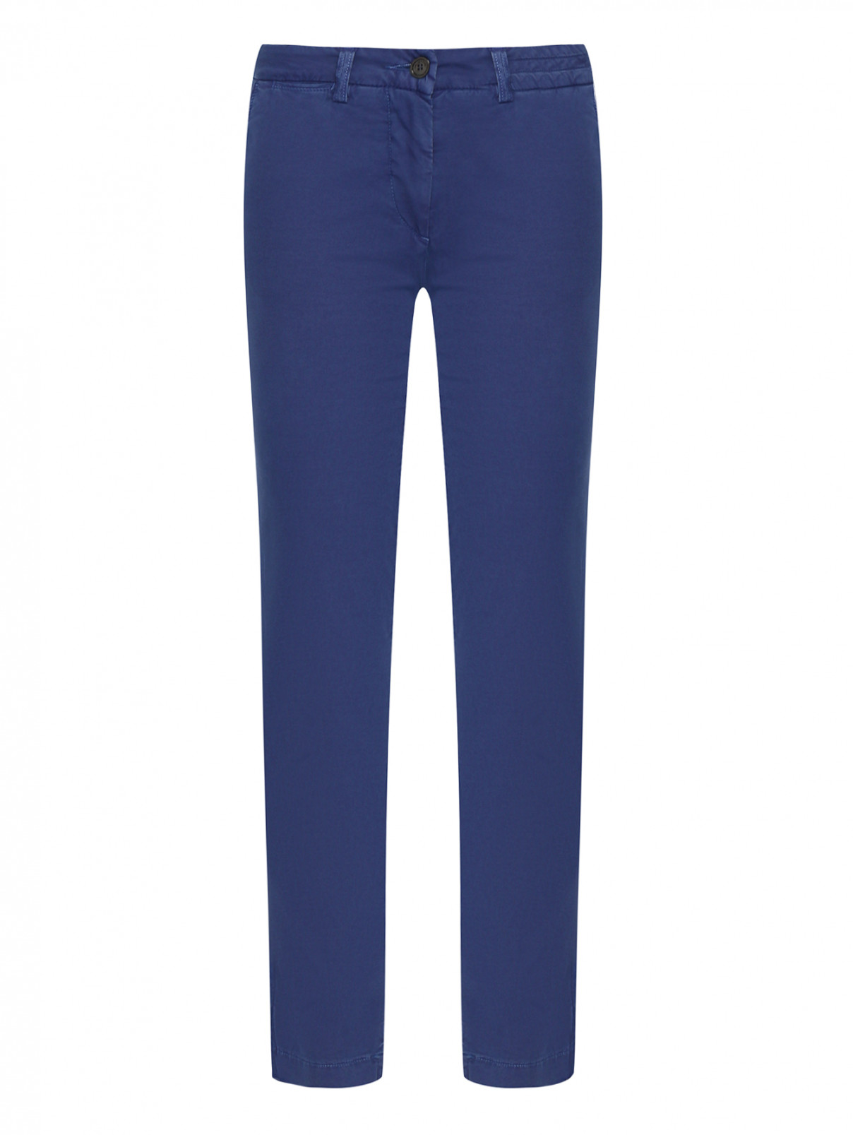 Укороченные брюки из смешанного хлопка Richard J. Brown  –  Общий вид  – Цвет:  Синий