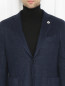Пиджак из льна и кашемира с накладными карманами LARDINI  –  МодельОбщийВид1