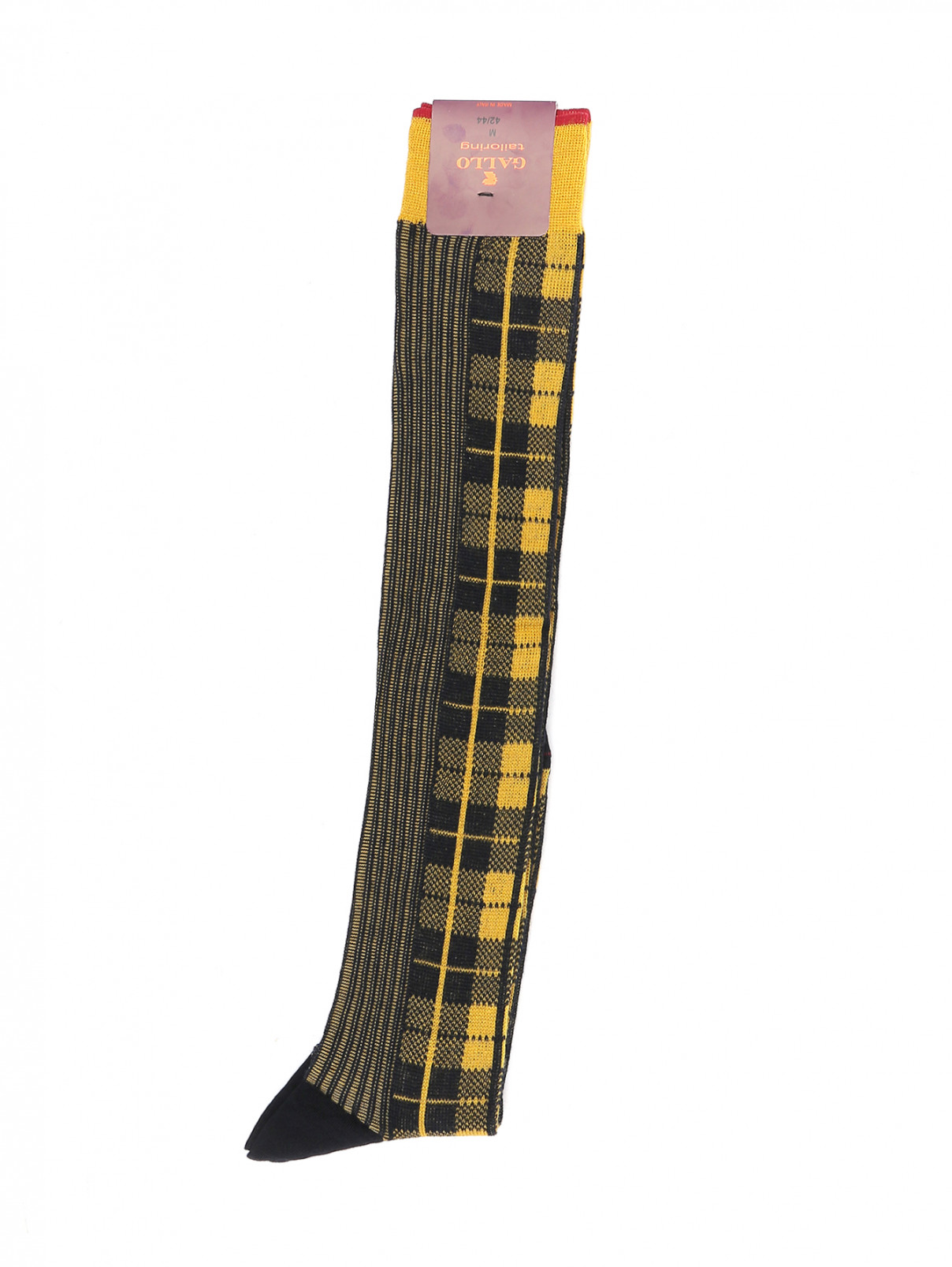 Носки из смешанной шерсти с узором Gallo  –  Общий вид  – Цвет:  Узор