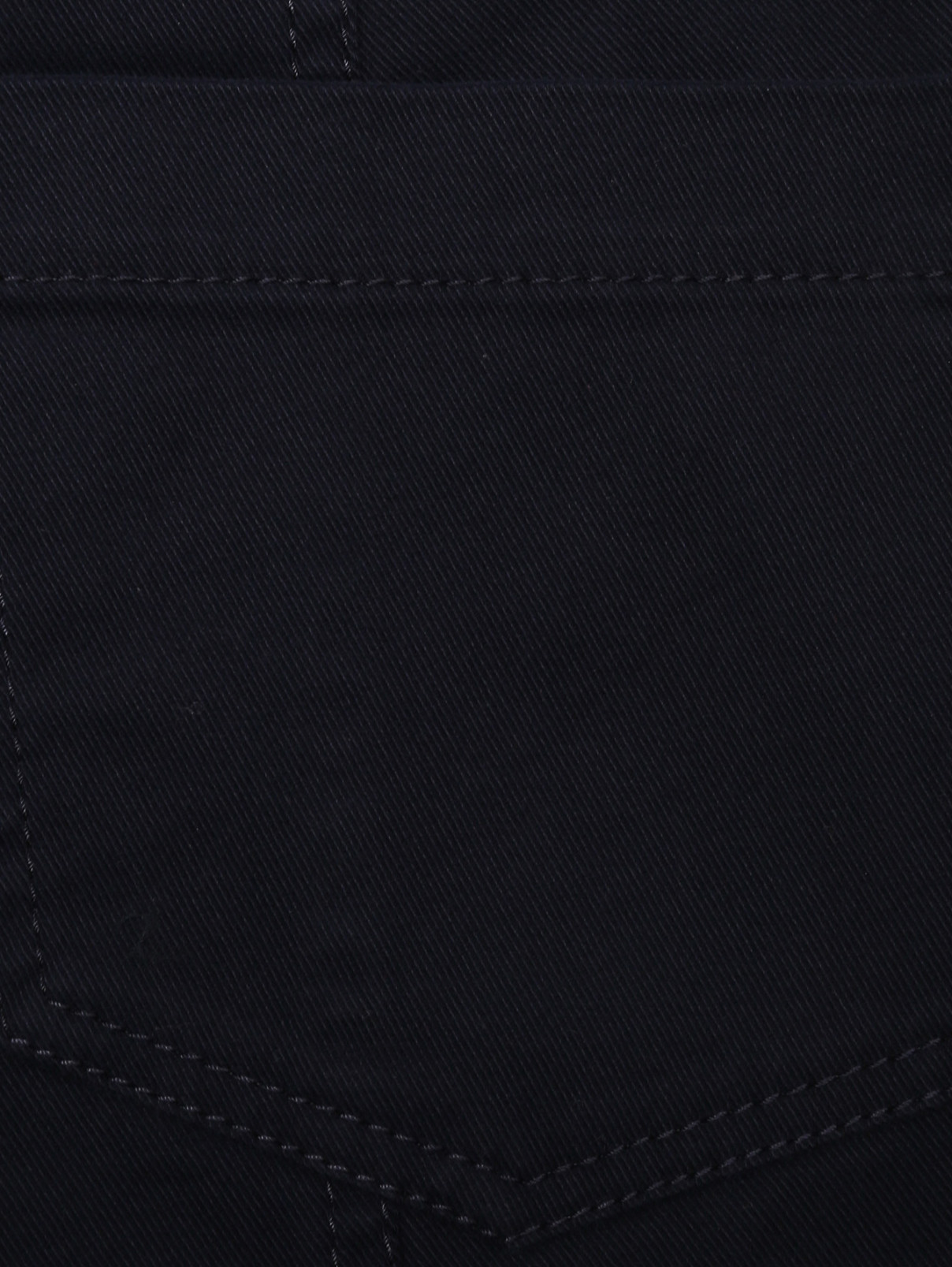 Брюки из хлопка с карманами Marina Rinaldi  –  Деталь  – Цвет:  Синий