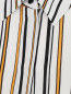 Удлиненная блуза из шелка с узором "полоска" Dorothee Schumacher  –  Деталь1