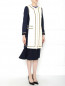 Пальто из шерсти с декоративной отделкой Moschino  –  Модель Общий вид