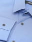 Рубашка из хлопка однотонная Lagerfeld  –  Деталь
