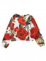 Кардиган из хлопка с цветочным узором Dolce & Gabbana  –  Обтравка1