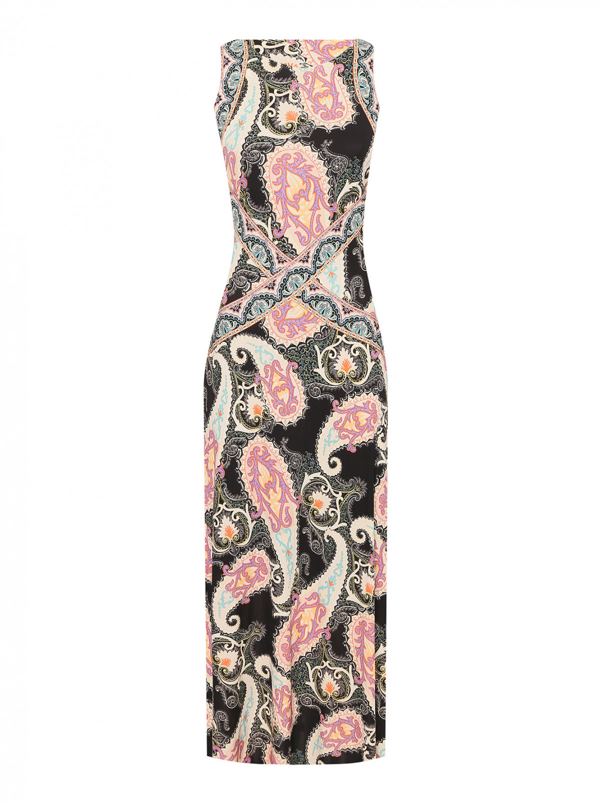 Платье-макси из вискозы с узором Etro  –  Общий вид