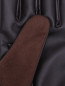 Комбинированные перчатки из кожи LARDINI  –  Деталь1