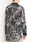 Блуза из шелка с узором DKNY  –  Модель Верх-Низ1