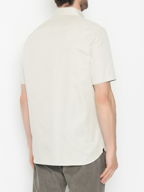 Рубашка из хлопка с накладными карманами - МодельВерхНиз1