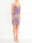 Платье из шелкового кружева с контрастной подкладкой Alberta Ferretti  –  Модель Общий вид