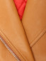 Укороченная куртка из кожи на молнии Ermanno Scervino  –  Деталь1