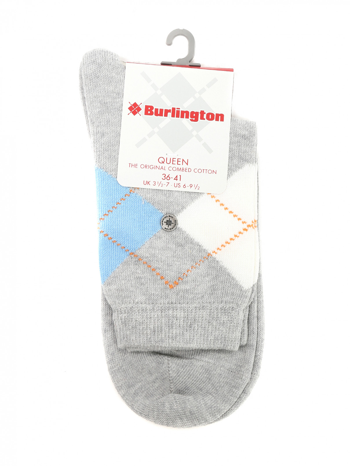 Носки Burlington  –  Общий вид  – Цвет:  Серый