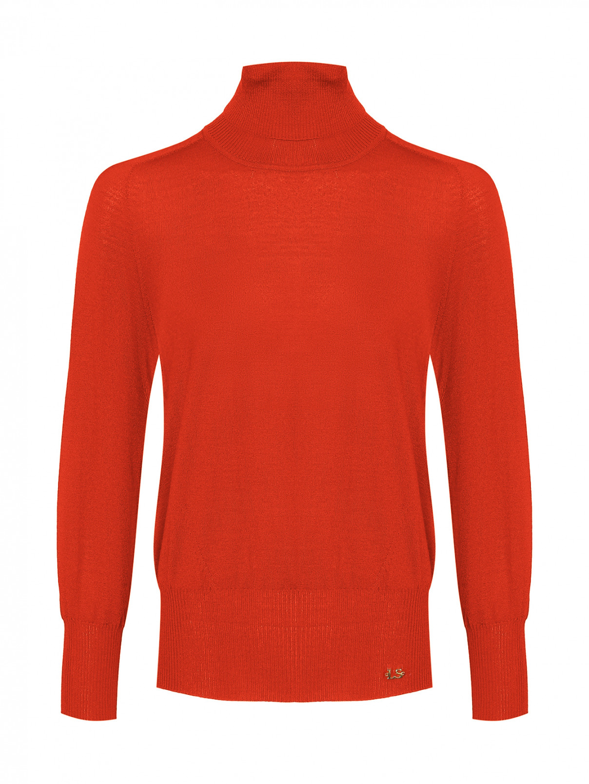 Базовая шерстяная водолазка Luisa Spagnoli  –  Общий вид  – Цвет:  Красный