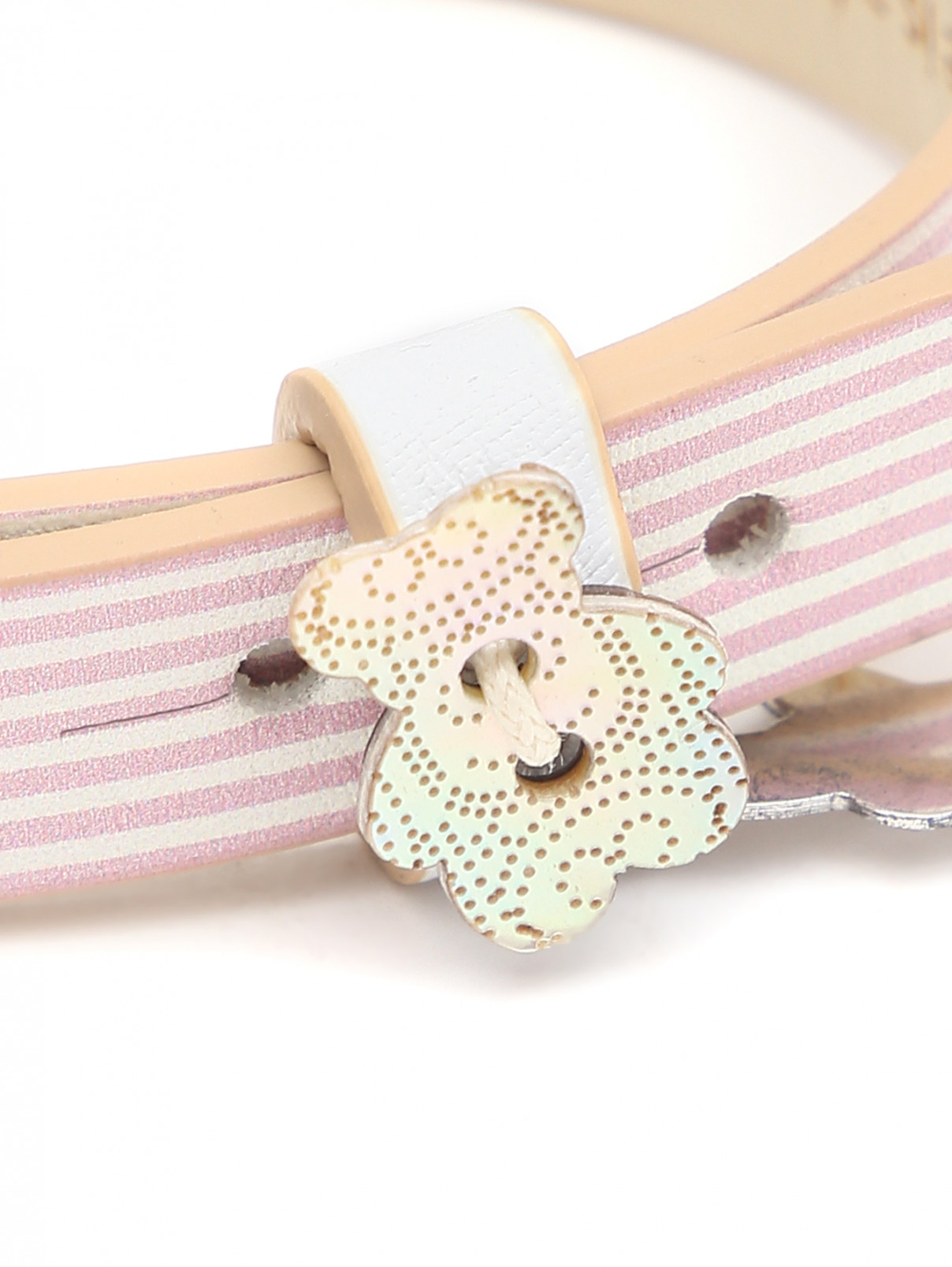 Набор из двух кожаных браслетов Nanan  –  Деталь  – Цвет:  Розовый