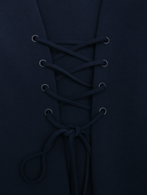 Платье-мини с завязками - Деталь1